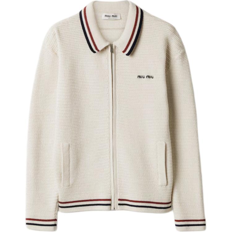 MIU MIU SS25 Knitwear Women's Neutral Color
