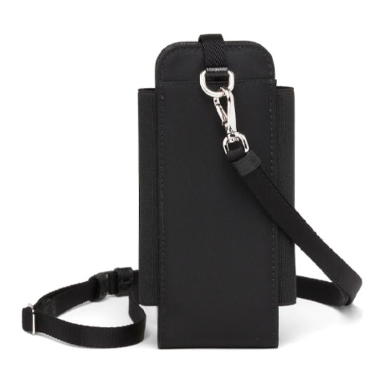 PRADA Re Nylon Fabric Cell Phone Pouch Women's Black