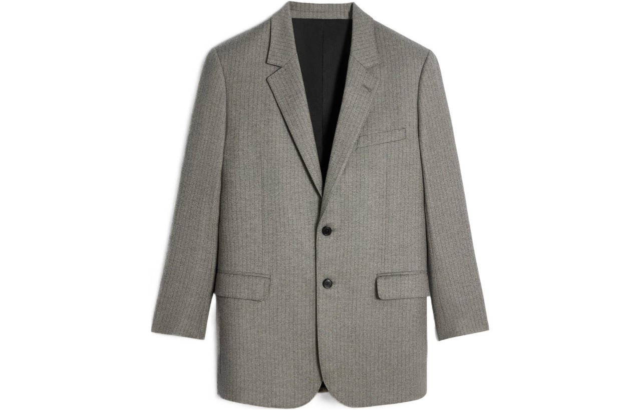 CELINE Bnf Blazer In Striped Flannel