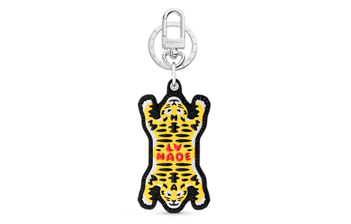 LOUIS VUITTON X Nigo Lv Made Tiger Bag Charm And Key Holder Monogram