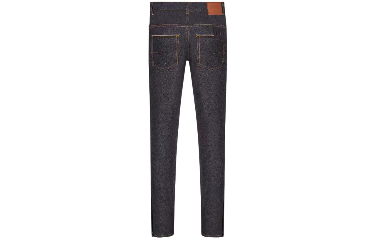 Sacai X DIOR Quarterly New Products Jeans Men Black