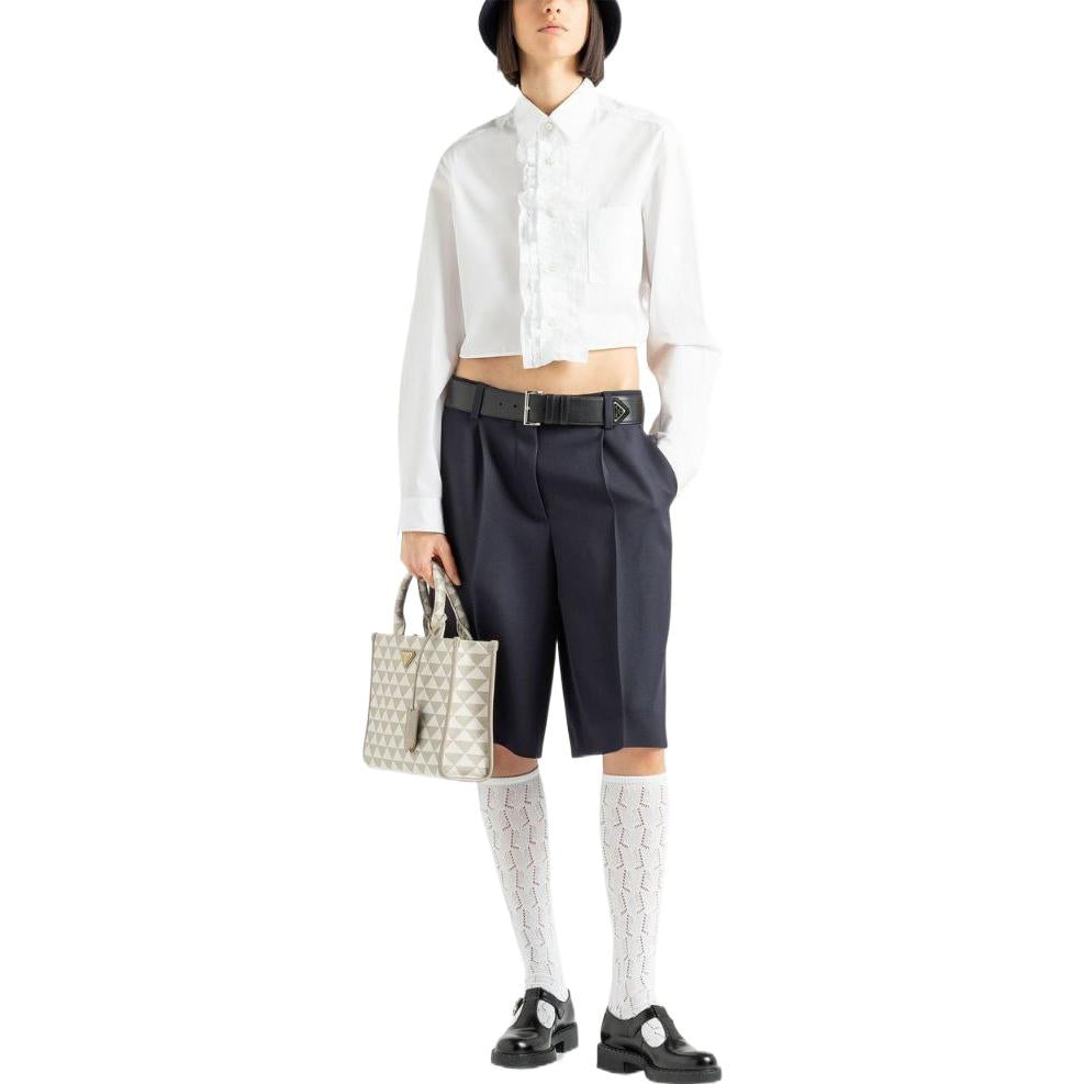 PRADA Crop Tops Women's White