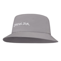 DIOR Cotton Bucket Hats Men's Gray