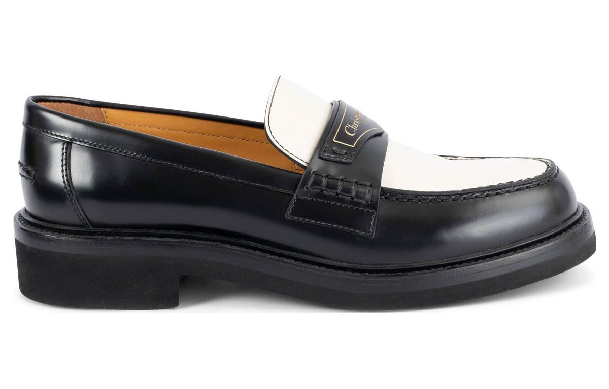 DIOR Boy Loafers Women's Black White