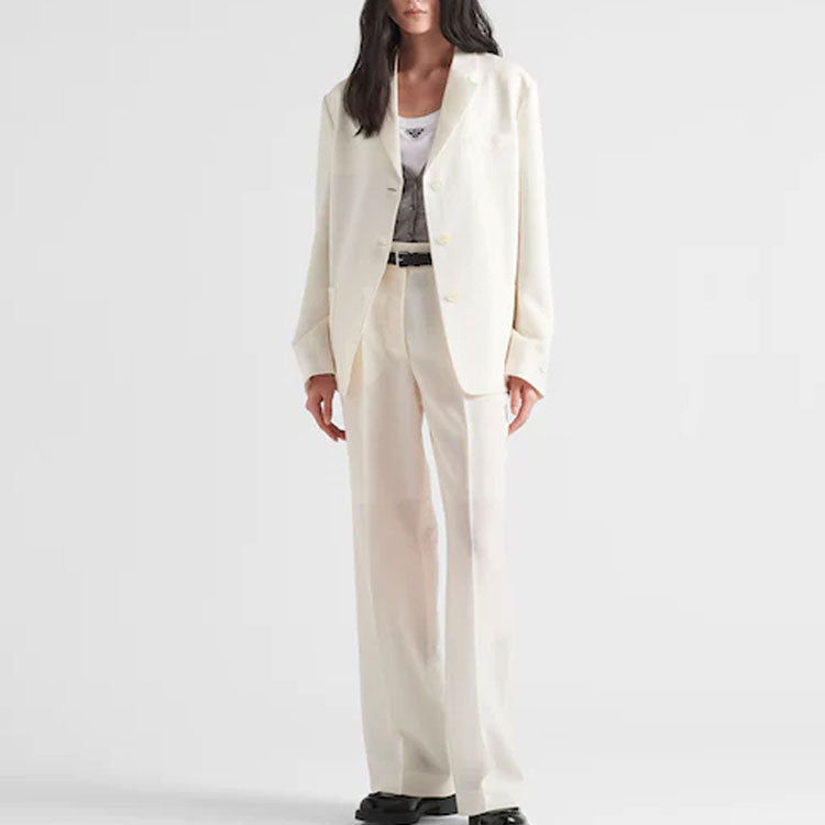 PRADA Business Suits Women's Ivory White