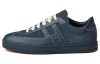 HERMES Boomerang Low-Top Skateboard Shoes Men's Blue