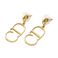 DIOR Gold-Plated Earrings Women's Gold