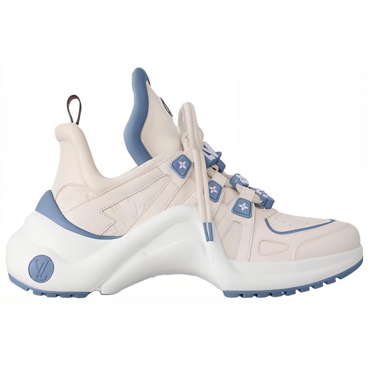 LOUIS VUITTON Archlight Low-Top Casual Shoes Women's White Blue