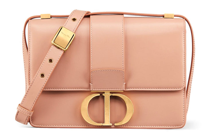DIOR Smooth Cow Leather Box Bag, Crossbody Bag, Shoulder Bag Women's Rose Pink