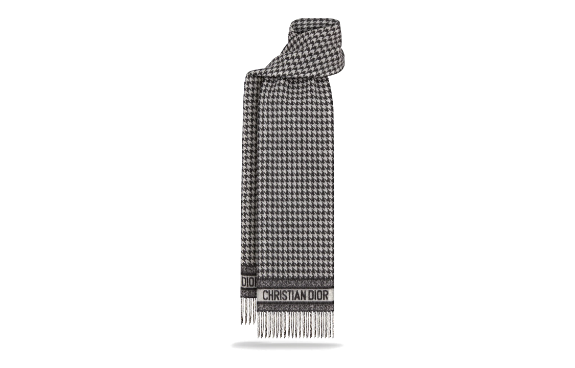 DIOR Knit Scarves Women's Black