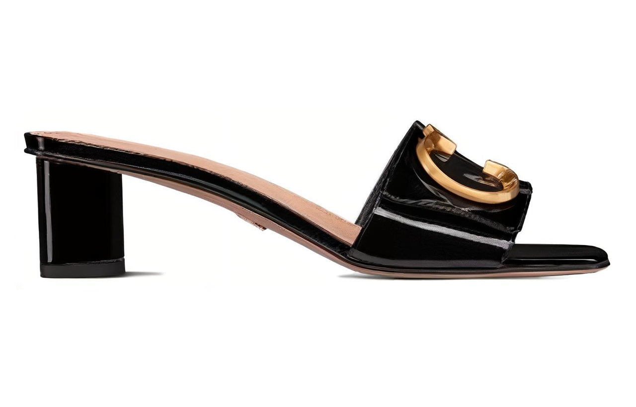 DIOR C'est Dior Stylish Sandal 5cm Women's Black