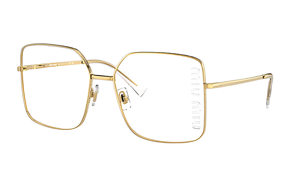 MIU MIU Alloy Square Eyeglass Frames Women's