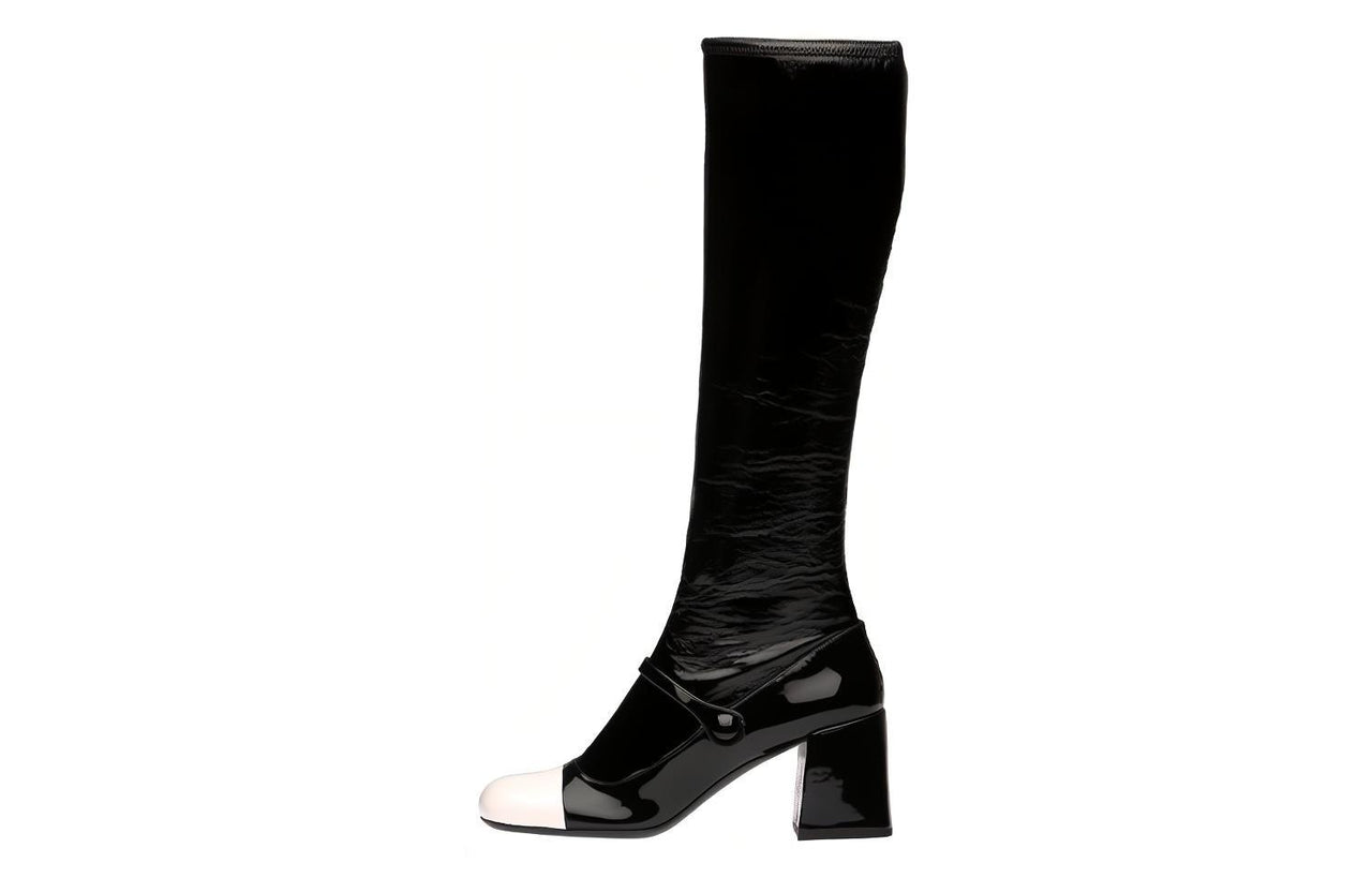 MIU MIU Knee high Boots Women's Black