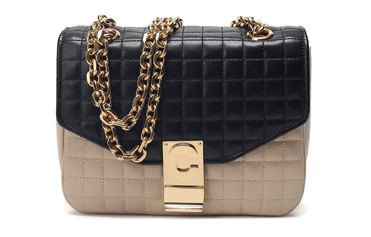 CELINE Leather Crossbody Bag, Shoulder Bag Women's