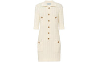 PRADA Short-Sleeved Dresses Women's Ivory