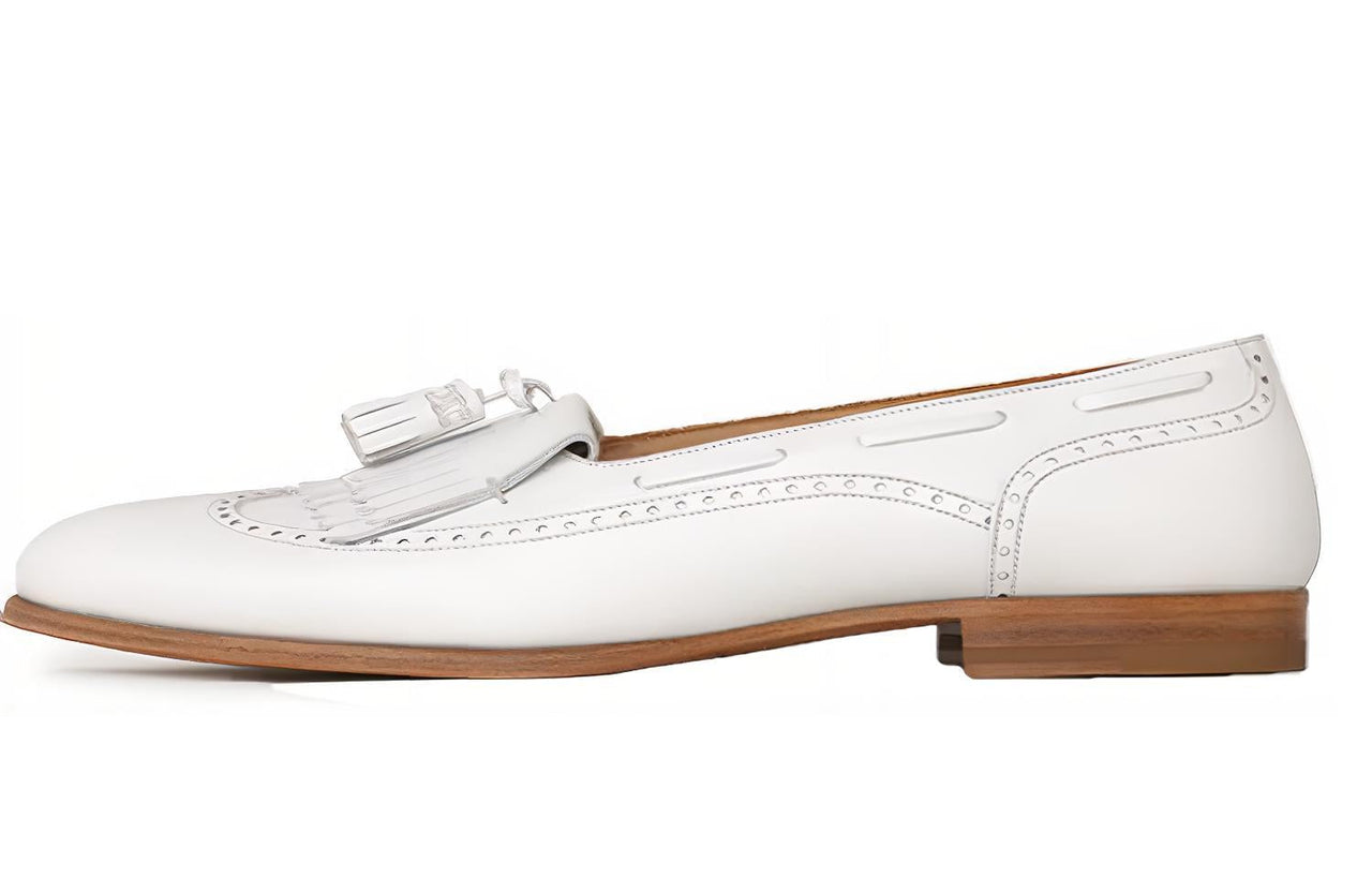 CELINE Abingdon Casual Shoes Women's White