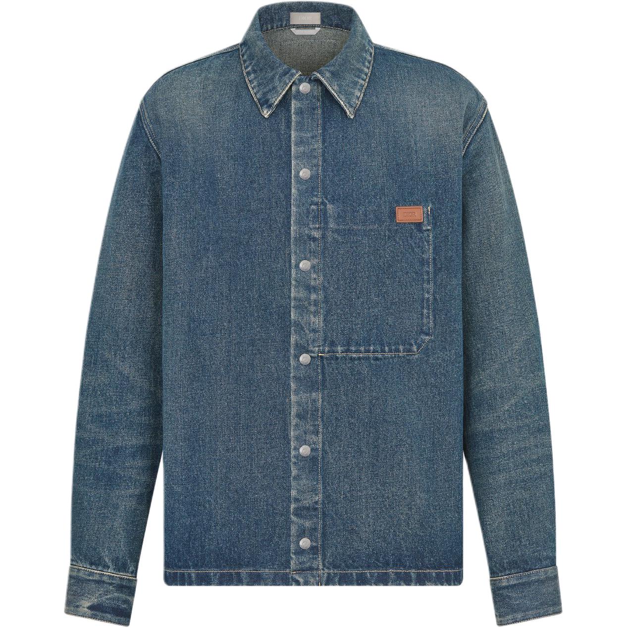 DIOR Shirts Men Blue