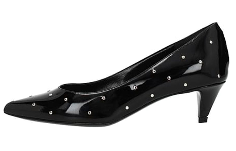 CELINE High Heels Women's Low-Top Black