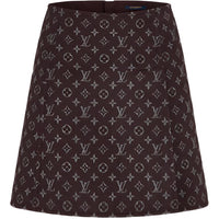 LOUIS VUITTON Casual Short Skirts Women's Brown
