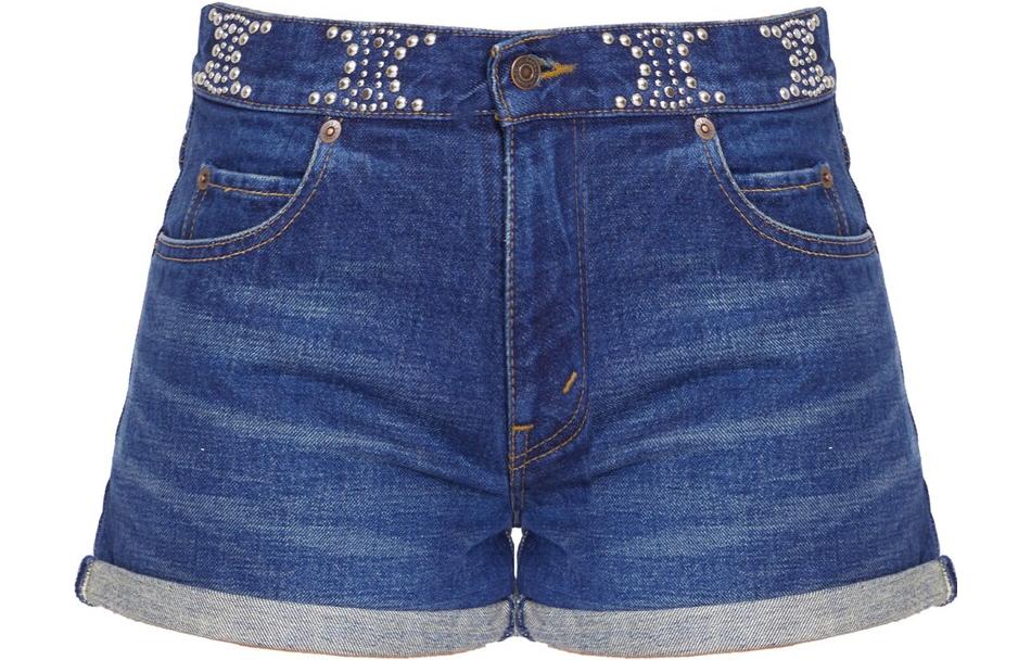 CELINE Triomphe Embellished Shorts