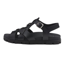 PRADA Triangle-logo Sandals