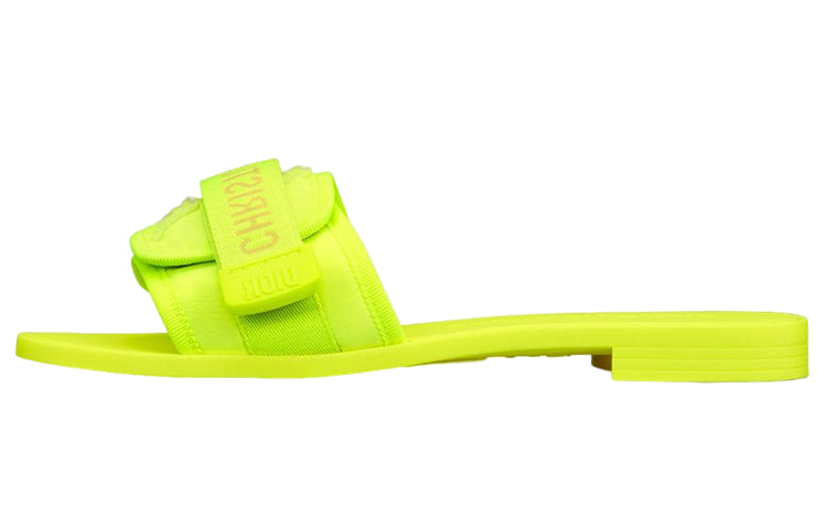 DIOR Diorevolution Slide Slippers Women's Bright Yellow