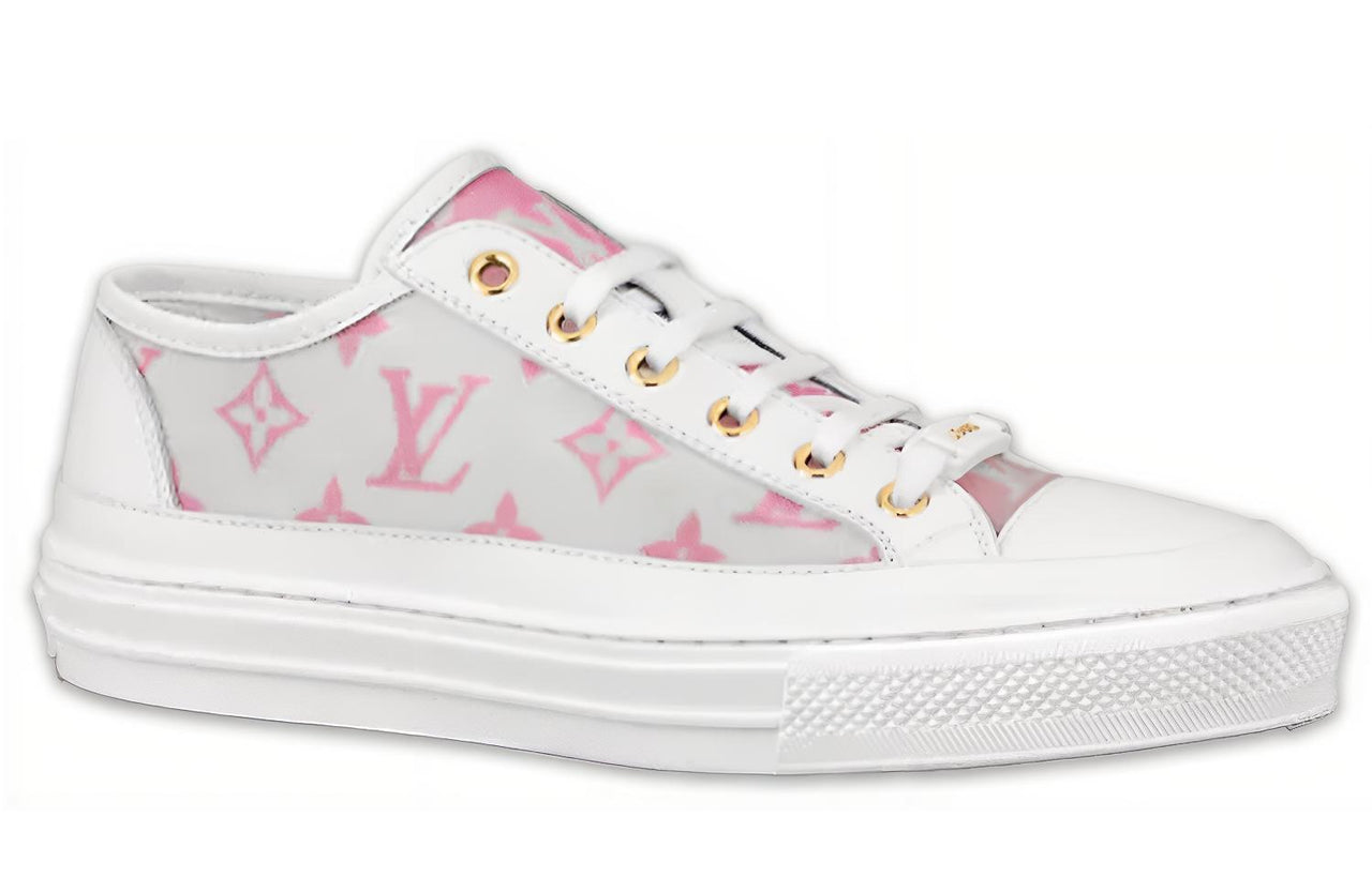 LOUIS VUITTON Stellar Sneakers 'White Grey Pink' Women's