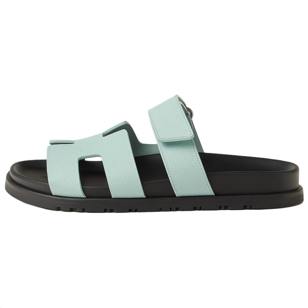 HERMES Chypre Slide Slippers Women's Blue