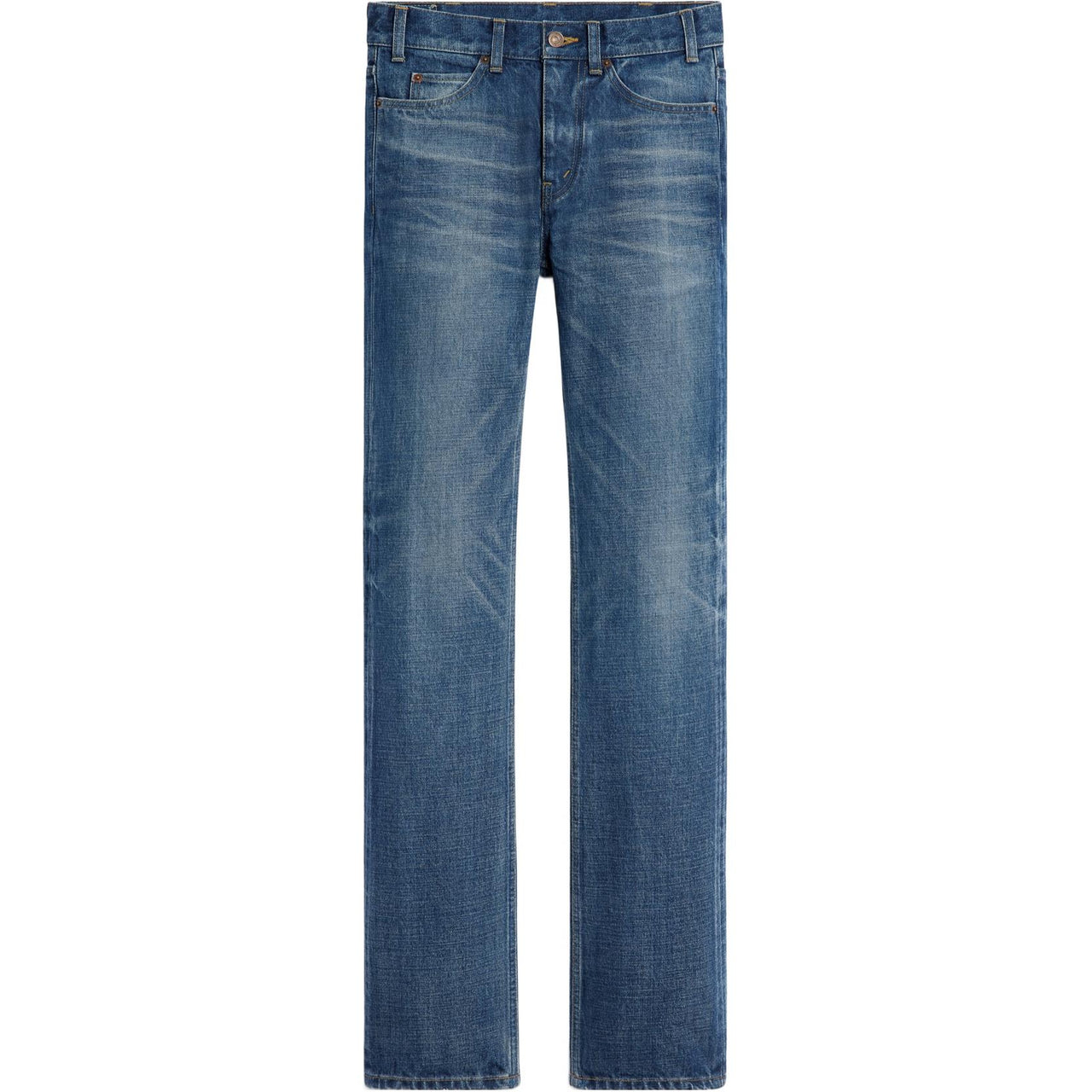 CELINE Françoise Jeans In Dark Union Wash Denim
