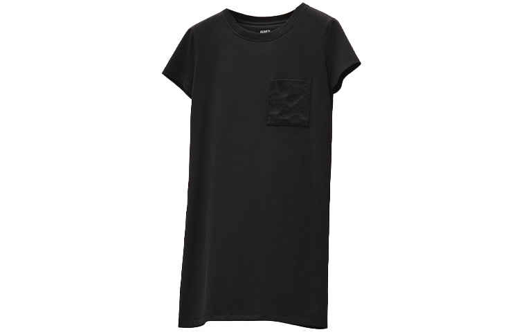 HERMES Short-Sleeved Dresses Women's Black