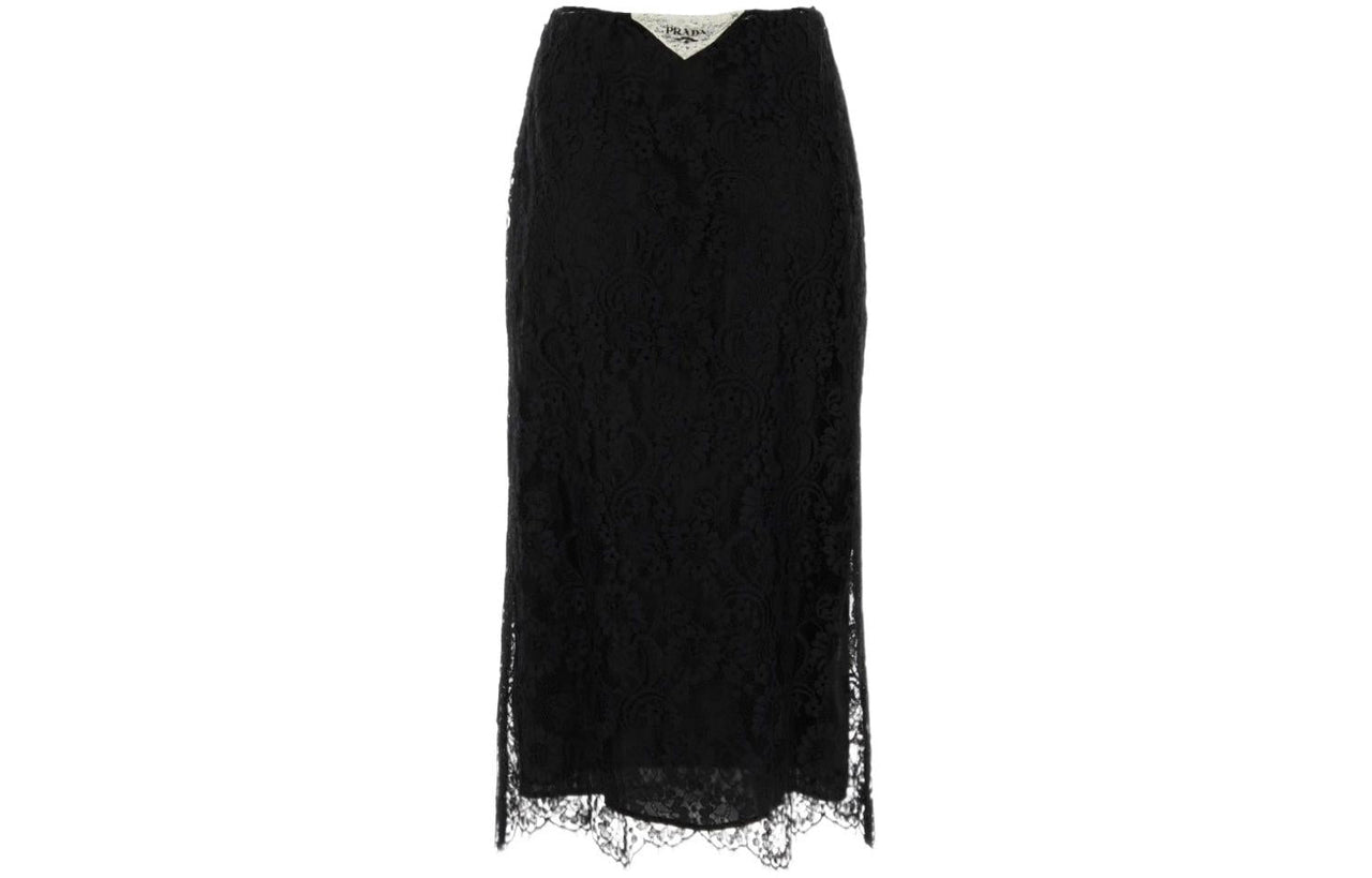 PRADA Casual Long Skirts Women's Black