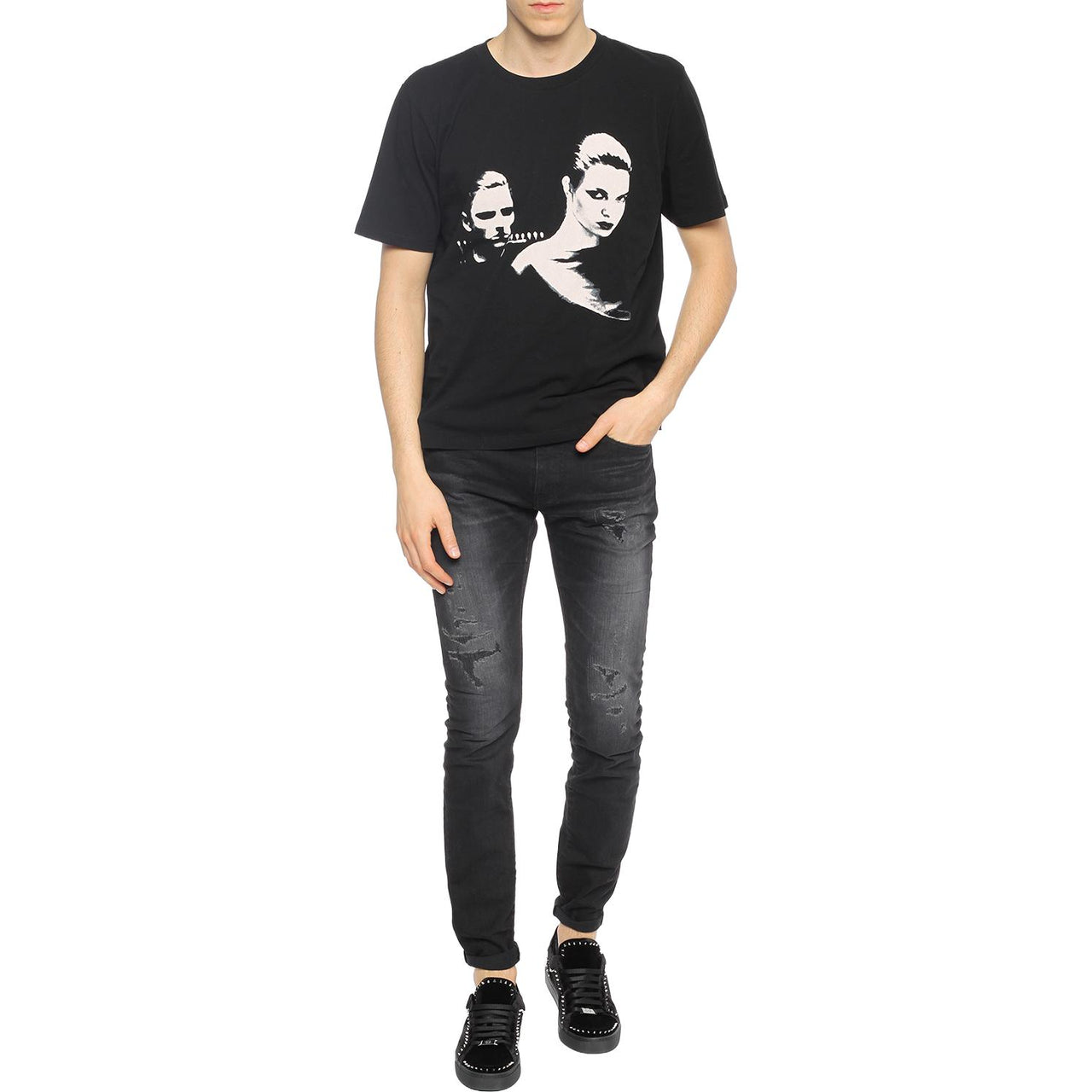 SAINT LAURENT T Shirt Men's Black