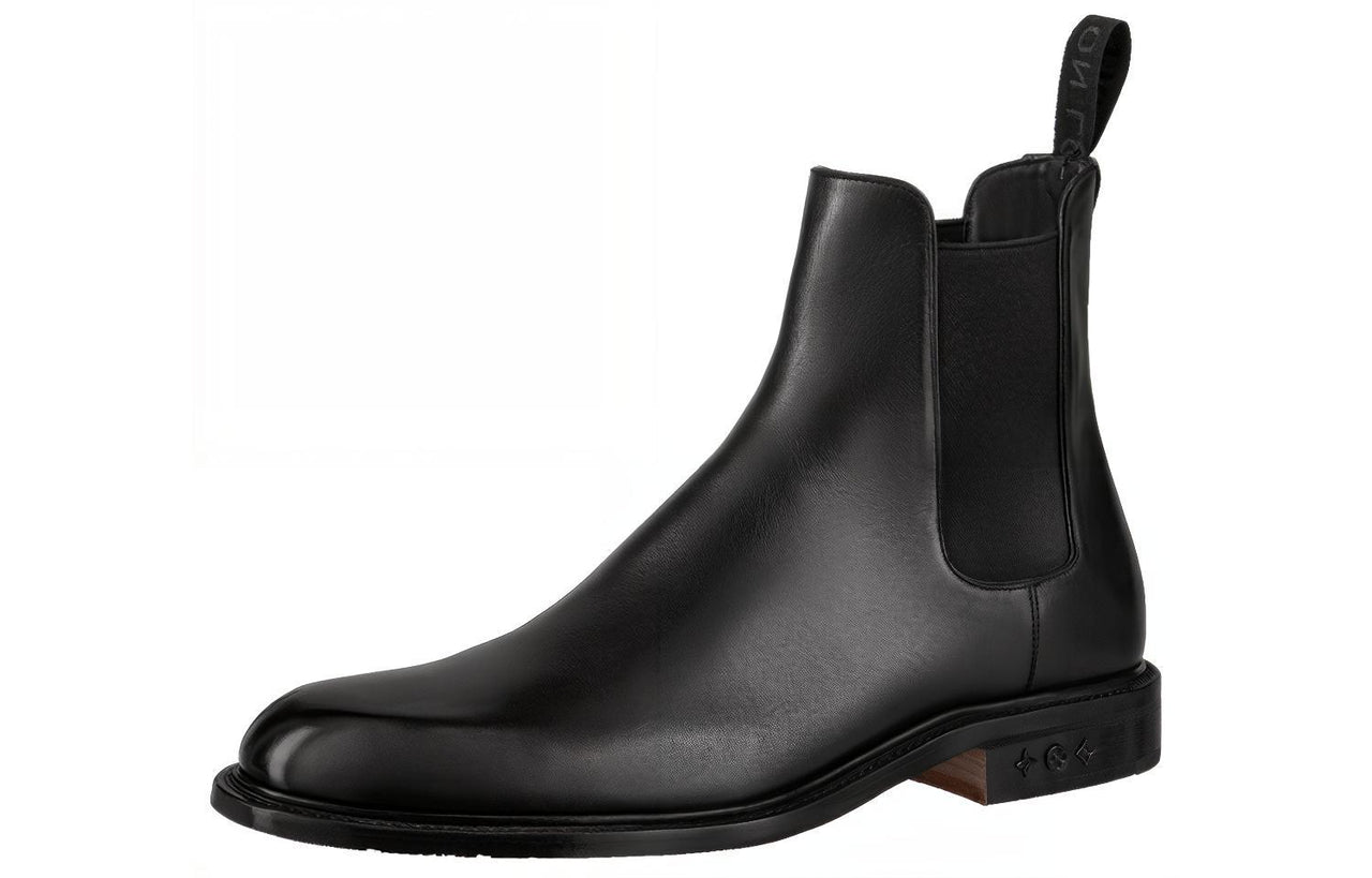 LOUIS VUITTON Vendome Louis Vuitton Chelsea Boots Men's Black