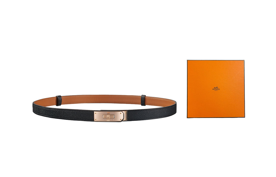 HERMES Kelly Leather Belts Women's