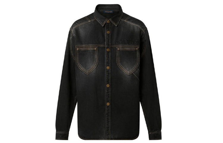 LOUIS VUITTON New Quarterly Products Of LV FW22 Shirt Men's Black