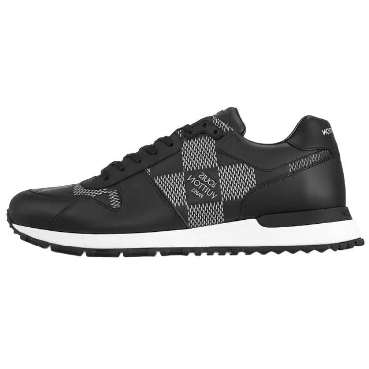 LOUIS VUITTON Run Away Low Top Casual Shoes Men's Black