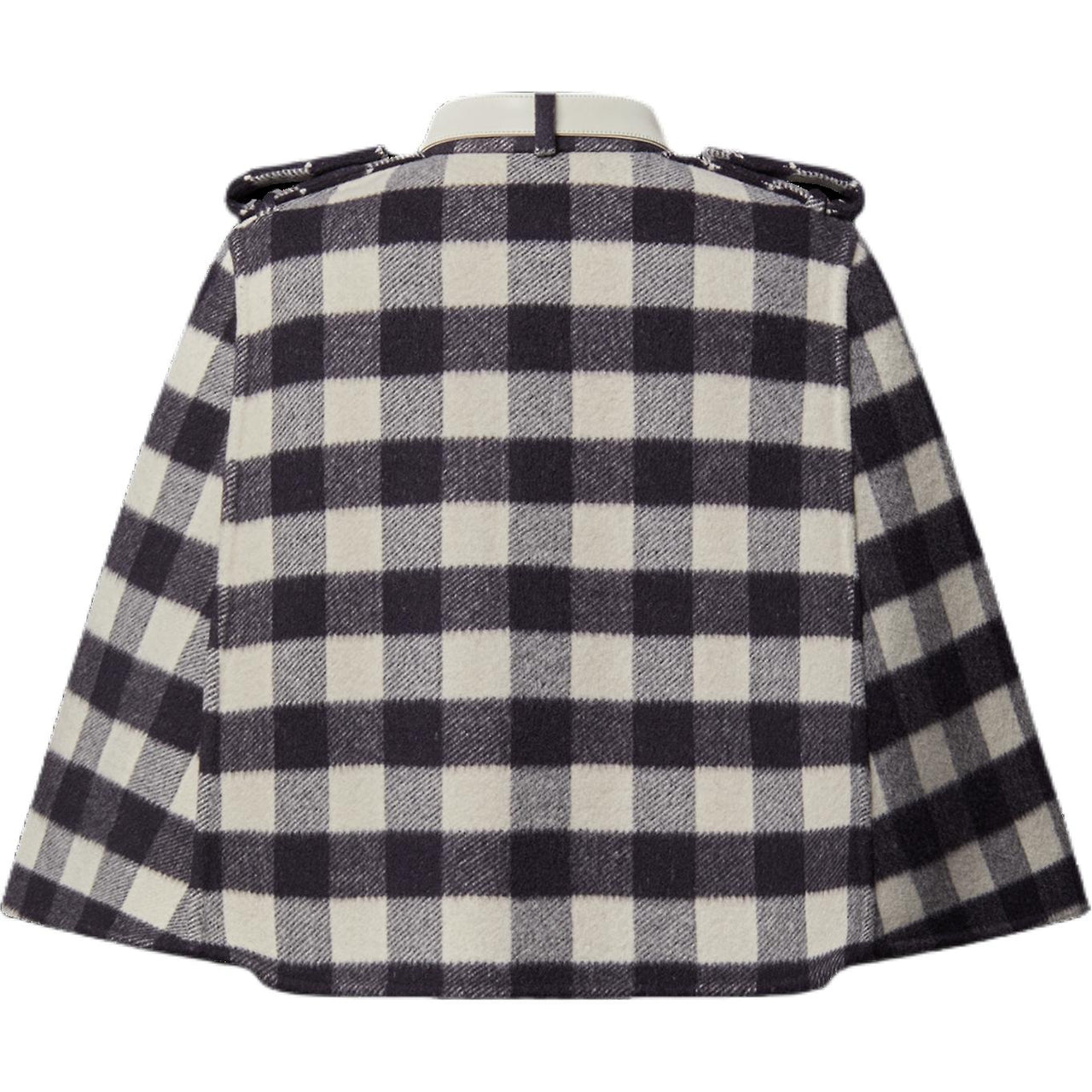LOUIS VUITTON Double Face Check Cape