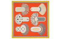 HERMES Silk Scarves Women's Multicolor