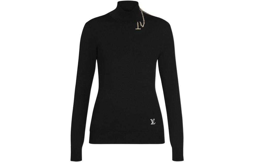 LOUIS VUITTON Shoulder Detail Turtleneck Sweater