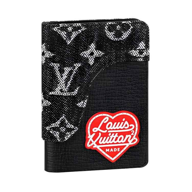 LOUIS VUITTON X Nigo Pocket Organizer Monogram Black
