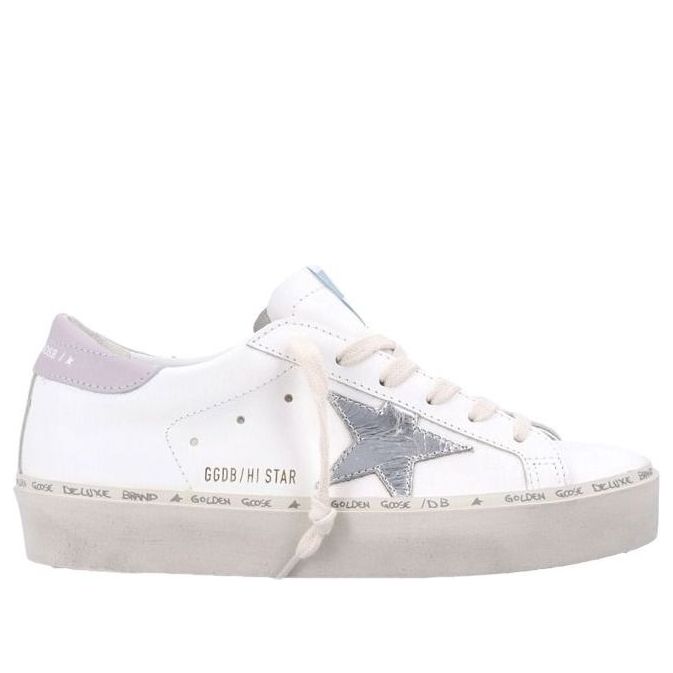 (WMNS) Golden Goose Hi Star 'White Silver Lilac' GWF00118-F006845-10527