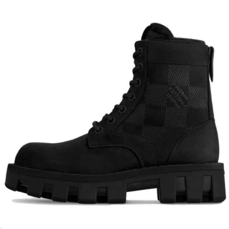 LOUIS VUITTON SKIing Collection Short Martin Boot Men's Black
