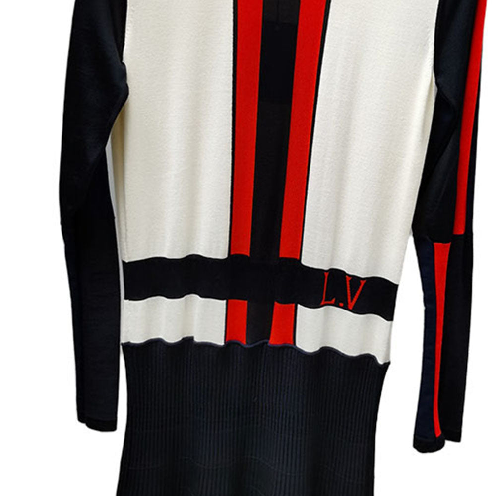 LOUIS VUITTON Long-Sleeved Dresses Women's Multicolor