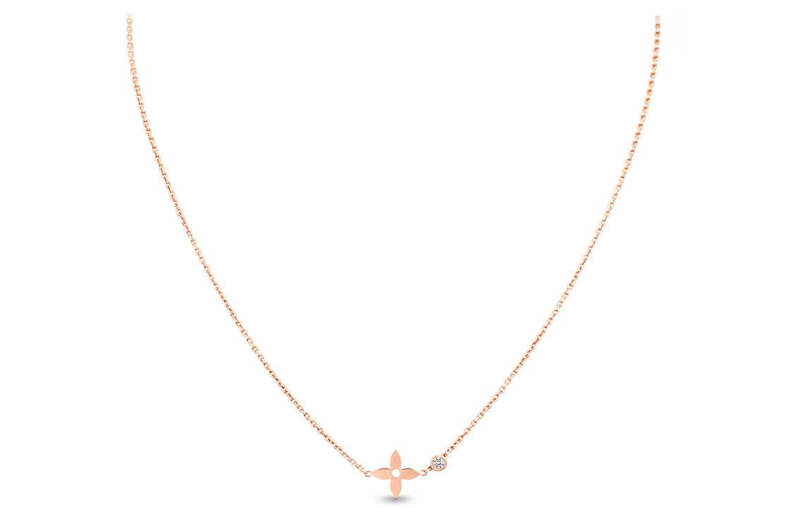 LOUIS VUITTON Idylle Blossom Pendant Pink Gold And Diamond