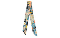 HERMES Silk Scarves Women's Black Green