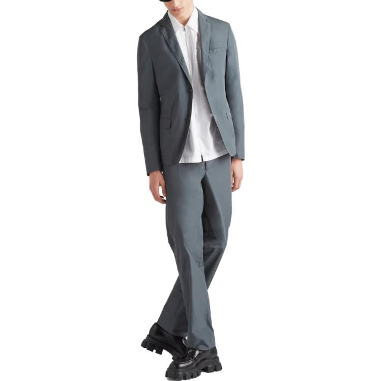 PRADA Business Suits Men Lead Gray