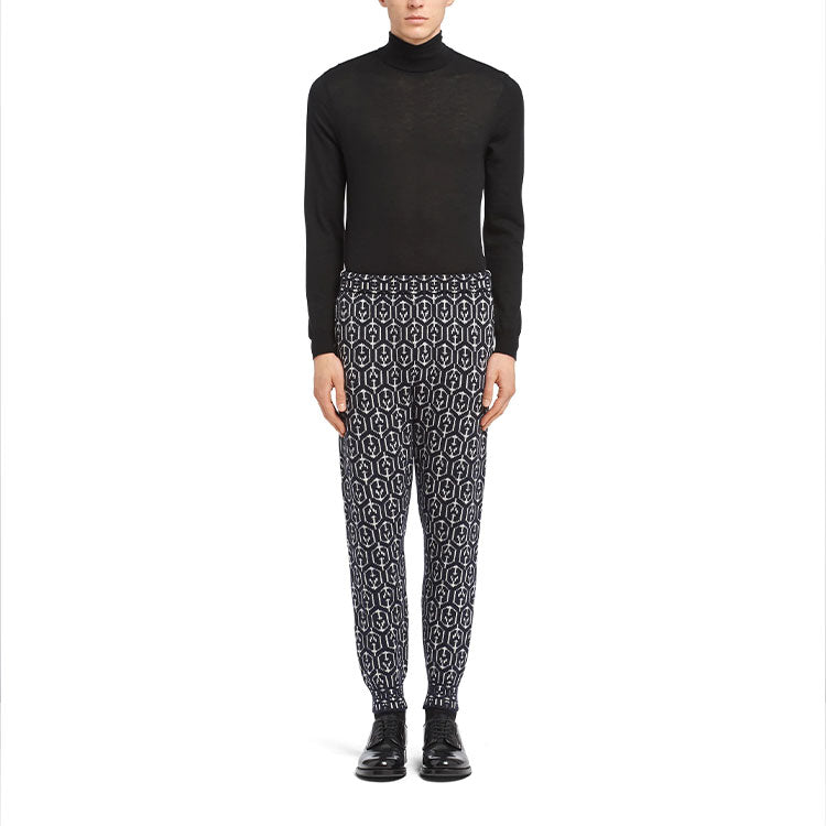 PRADA Knitted Sweatpants Men White
