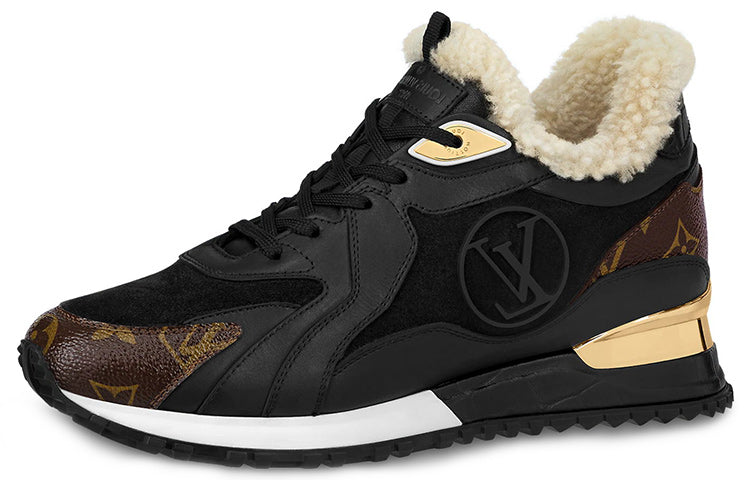 LOUIS VUITTON Run Away Low Top Casual Shoes Women's Brown
