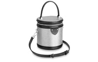 LOUIS VUITTON Cannes Epi Leather Prosperity Bucket Bag, Crossbody Bag, One Shoulder Handbag Regular Women's Silver