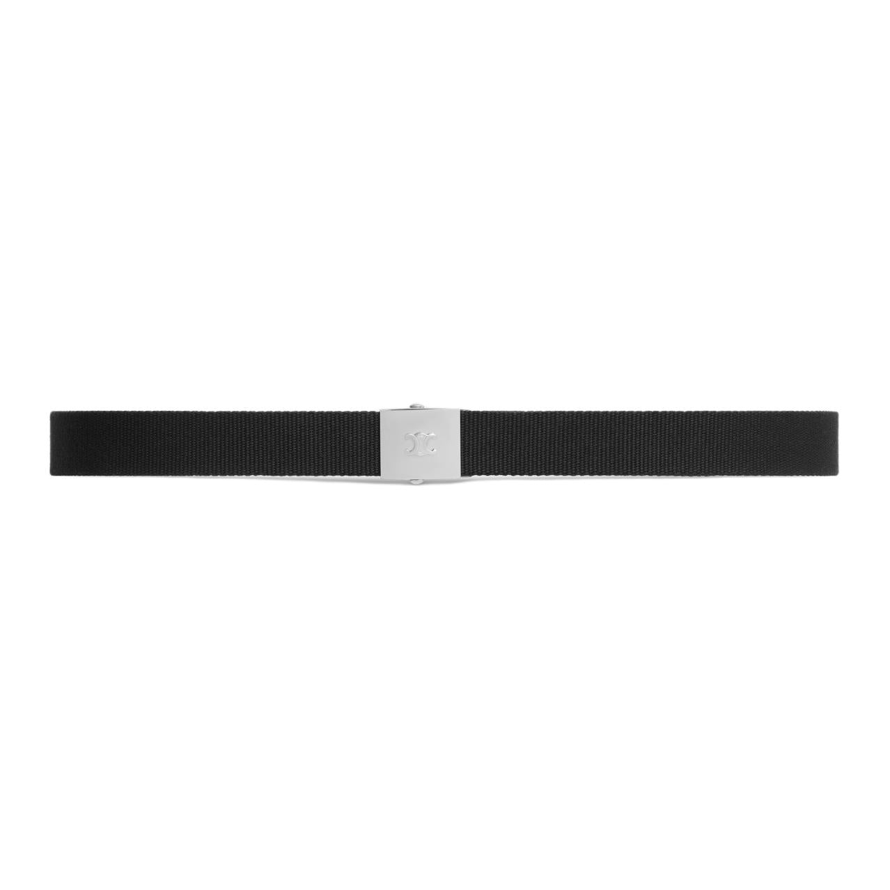 CELINE Large Skater Logo Engraved Belt